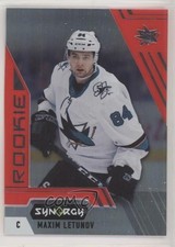 2020-21 Upper Deck Synergy Rookies Red Codes Maxim Letunov #91 09wc