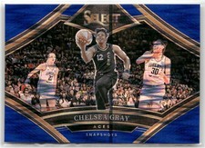 2024 Panini Select WNBA #18 Chelsea Gray Snapshots Prizms Blue Flash #/99