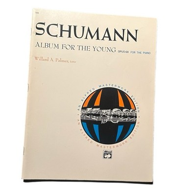 SCHUMANN Album For The Young Op 68 Alfred Masterwork Edition VG Used 1969 VTG