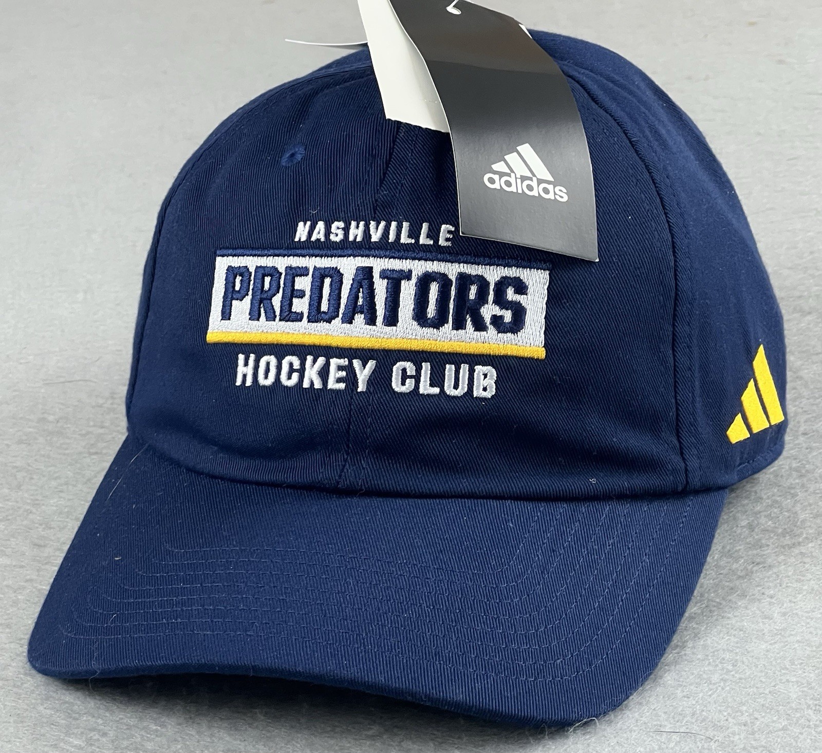ADIDAS Nashville Predators Men's Adjustable Strap Back Blue Hat Cap NWT