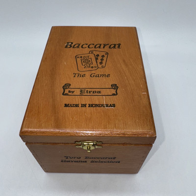 Baccarat Cigar Box Toro Havana Selection The Game Dolce Far Niente Honduras
