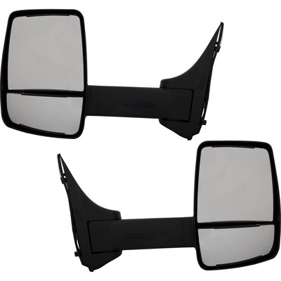 Mirrors Set For 99-15 Ford E-350 Super Duty Manual Glass Adjust w/ 4-Bolt Mount