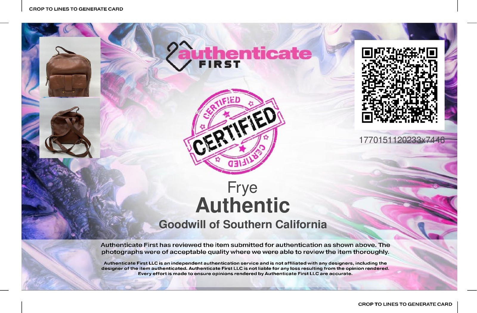 Frye Brown Leather Backpack - image 12