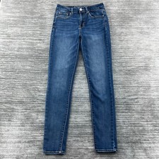 Aeropostale Jeans Size 6 Women High Waisted Jegging Medium Wash Blue Denim