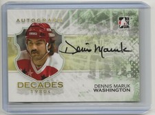 2010 2010-11 ITG Decades 1980s Autographs #ADM Dennis Maruk Washington Capitals