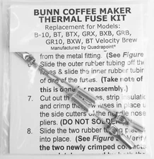 Repair Your Bunn Coffee Maker ~ Water not Heating? Thermal Fuse Kit