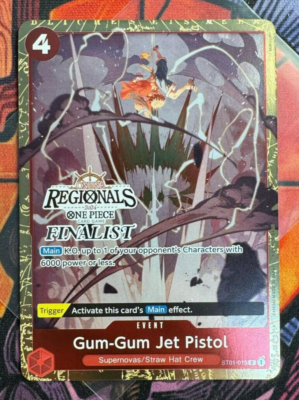 Gum-Gum Jet Pistol Online Regional 2024 FINALIST ST01-015 One