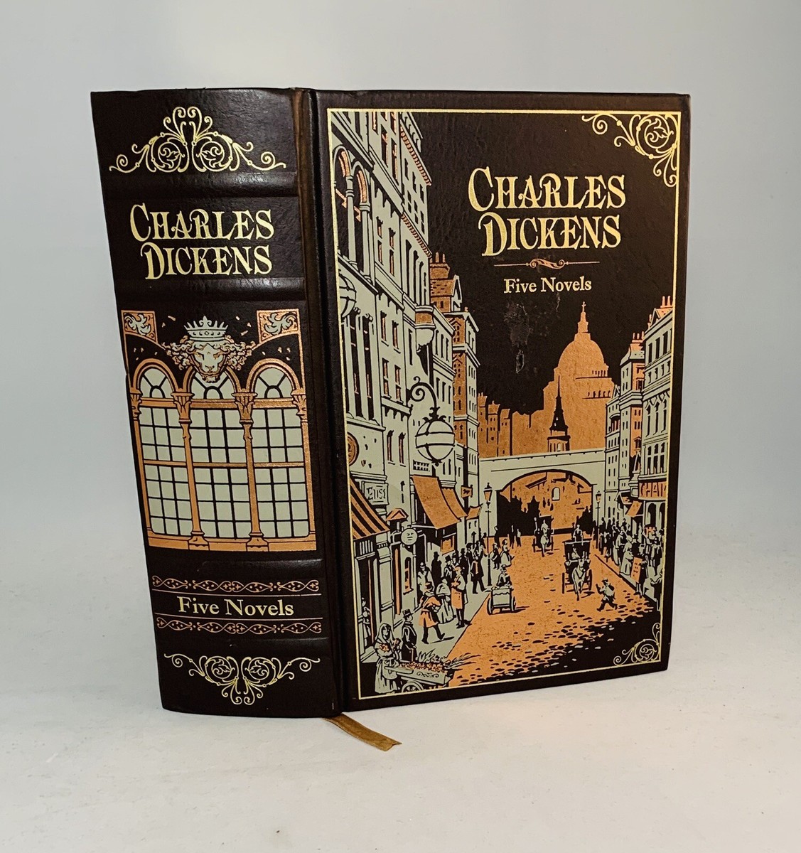 Charles Dickens-Five Novels-B & N Edition-Beautiful Leatherbound