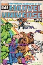 Marvel Comics Official Handbook Marvel Universe Deluxe Edition Volume 2 Book #5
