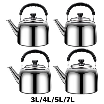 Large Capacity Water Boiler Stainless Steel Teas Kettle for Camping Outdoor Use