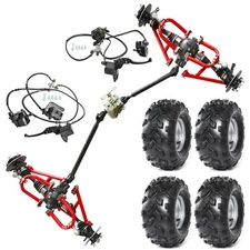 Front Rear Drive CV Half Axle Kit Wheel Swing Arm Transimission 4WD Go kart Golf