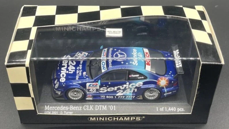Minichamps 1/43 Mercedes Benz CLK cupé DTM 2001 Team Rosberg Tumer 400013742 Foto 3 de 4