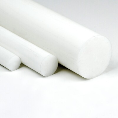 POM Rundstab Ø 25mm natur Länge wählbar Rundmaterial POM-C rund Kunststoff weiß