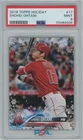 SHOHEI OHTANI 2018 Topps Holiday Rookie RC #HMW17 - PSA 9 -404