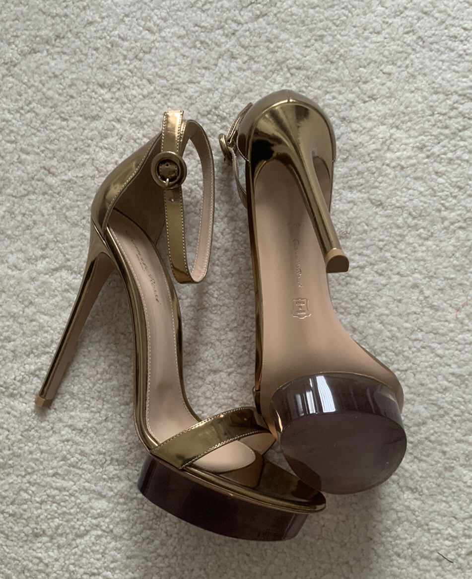 NIB Gianvito Rossi Godiva Platform Sandal Heels Size