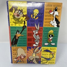 Vintage Looney Tunes 1997 Photo Album Bugs Tweety Daffy Taz