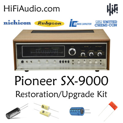 Pioneer SX-9000 rebuild restoration recap upgrade kit repair
