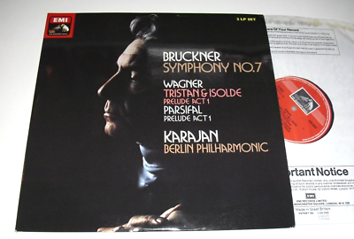 EMI SLS 5086 *ED1* *BRUCKNER* Symphony No.7 etc *KARAJAN* | eBay UK
