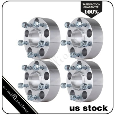 #ad 4PCS 2quot; 50mm 5x4.75 12x1.5 Wheel Spacers Adapters For 1988 2004 Chevy S10 $86.79