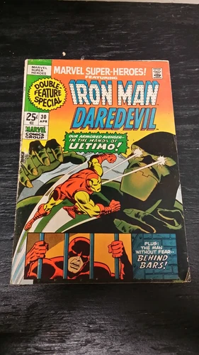 1971 MARVEL COMICS MARVEL SUPER-HEROES #30 VG/VGFN VINTAGE IRON MAN DAREDEVIL