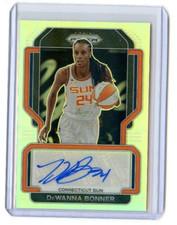 2022 Panini Prizm WNBA DEWANNA BONNER #SG-DWB SIGNATURES SILVER PRIZM AUTO SUN