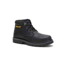 Caterpillar CAT Outbase Steel Toe Men's Work Boots Leather Black P91210