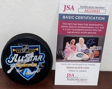 ANTHONY DUCLAIR SIGNED 2020 NHL ALL STAR GAME PUCK FLORIDA PANTHERS JSA