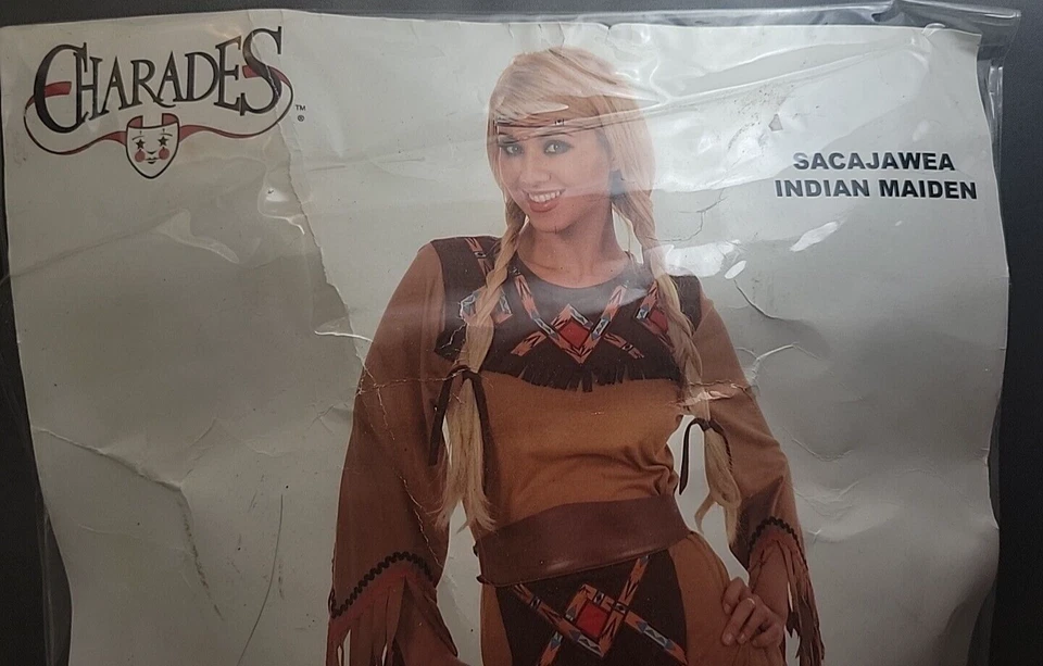 Sacajawea Womens Native American Indian Maiden Pocahontas Costume - Image 2 of 4