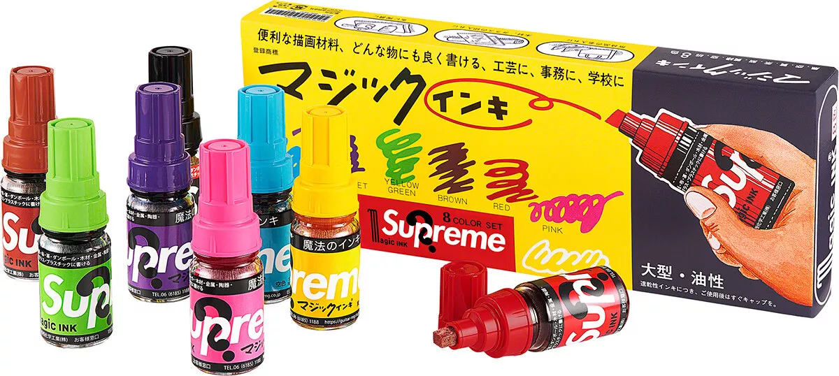 Supreme Magic Ink Markers (Set of 8) Multi-Color S/S 22