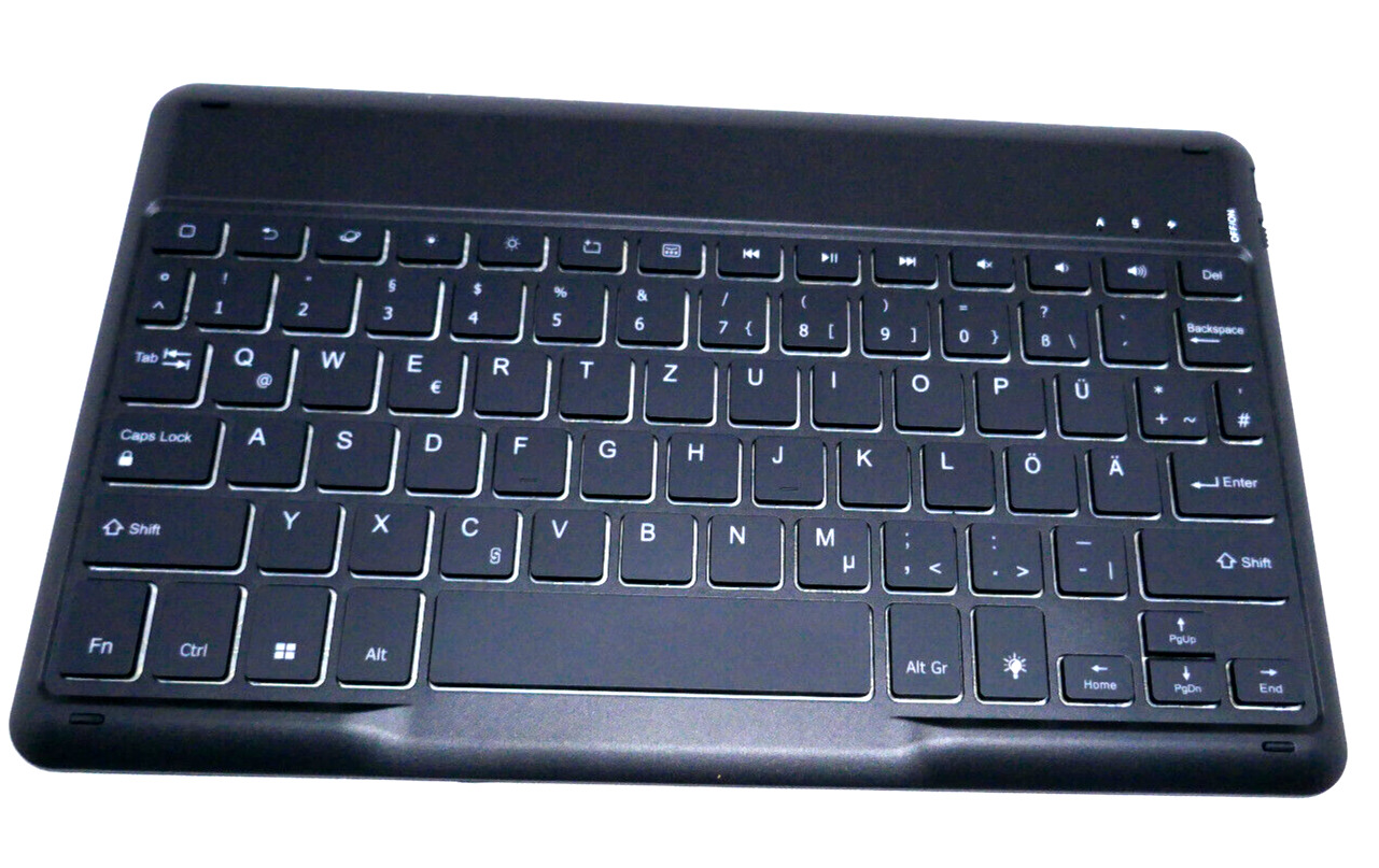 Universal Bluetooth Tastatur 7 Farbe für iPad Samsung Tab Huawei Android Tablet