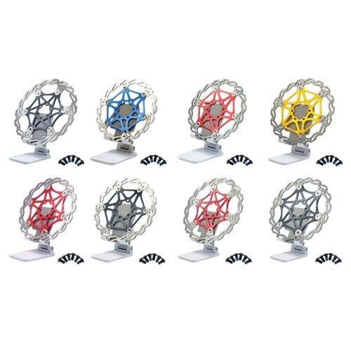 Discos de seis clavijas abrazadera de freno disco flotante de seis orificios manivela ciclismo - Imagen 1 de 11