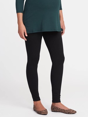 Old Navy Maternity Full-Panel Heavy-Knit Leggings Size XS- Black- NWT