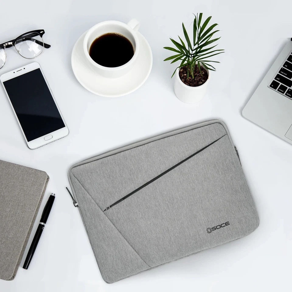 Osoce - Carrying Case for 10"-13” iPad, Tablet PC - Gray - Image 4 of 4