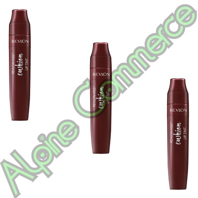 *3-Pack* Revlon Kiss Cushion Lip Tint Lipstick 270 Wine Trip