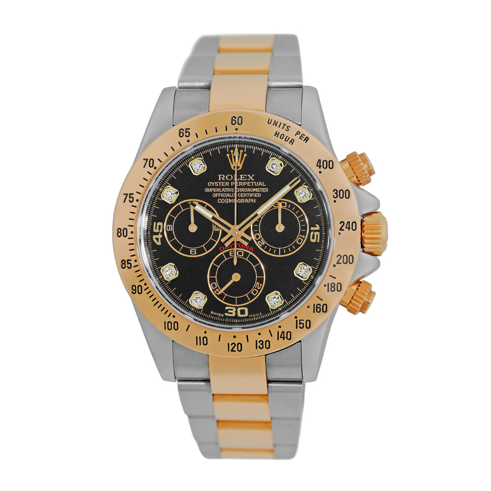 ROLEX Stainless Steel Yellow Gold 40mm Daytona Cosmograph 116523