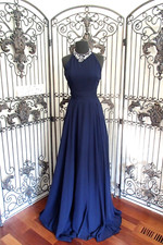 2880 ALFRED ANGELO 8108 NAVY SZ 8 262 FORMAL BRIDESMAID GOWN DRESS