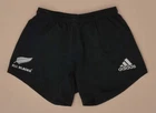 RUGBY UNION NEW ZEALAND ALL BLACKS 2009/2010 HOME SHORTS ADIDAS M (34) ADULT