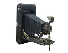 Antique Eastman Pocket Kodak 3A Autographic Bausch Lomb Optical Lens Camera