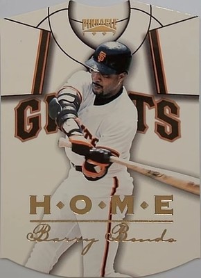 1997 Pinnacle #14 Barry Bonds Home / Away Baseball EX
