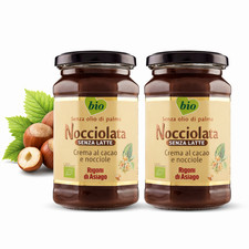 Nocciolata BIO ☘️ Laktosefreie Haselnusscreme ohne Palmöl 2x 250 g⭐⭐⭐⭐⭐