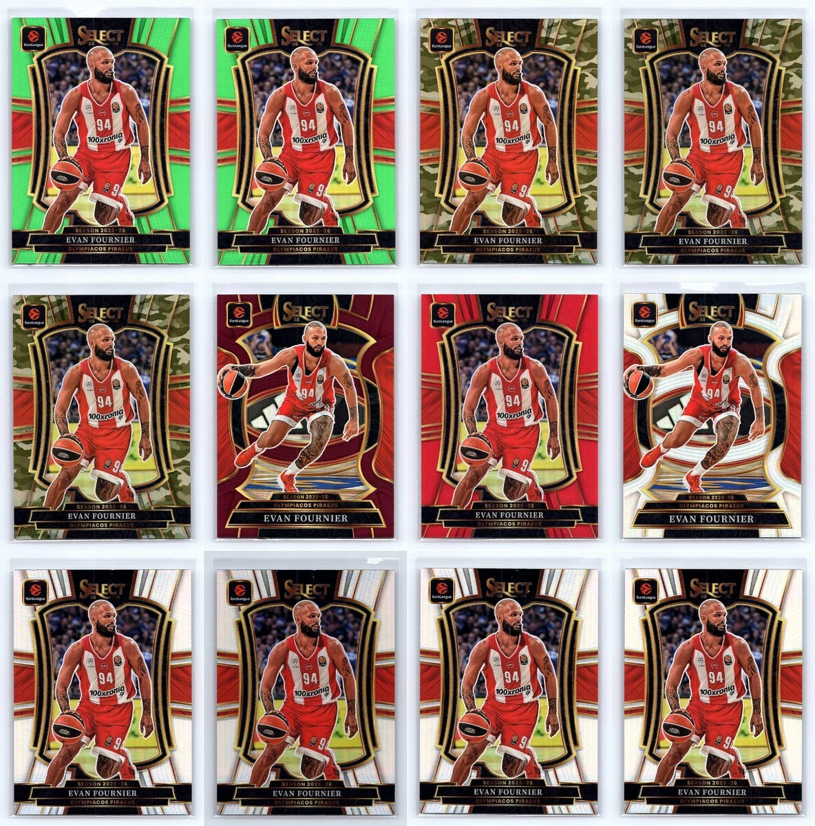 Evan Fournier Basketball Serial Numbered Sports Trading Cards 