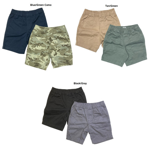 Member's Mark 2-Pack Boys Active Flexible Terry Fabric Woven Shorts