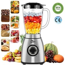 2L Standmixer Smoothie Maker Mixer Blender Kaffeemühle Milchshaker Edelstahl