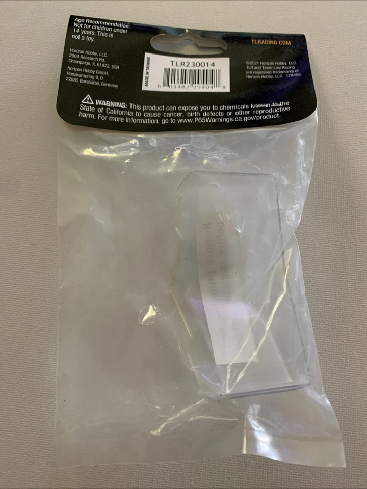 Ala delantera alta transparente Team Losi Racing 2 TLR230014 NUEVO Foto 3 de 3