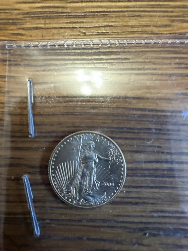 1/10 oz Gold 2009 American Gold Eagle Coin $5 BU