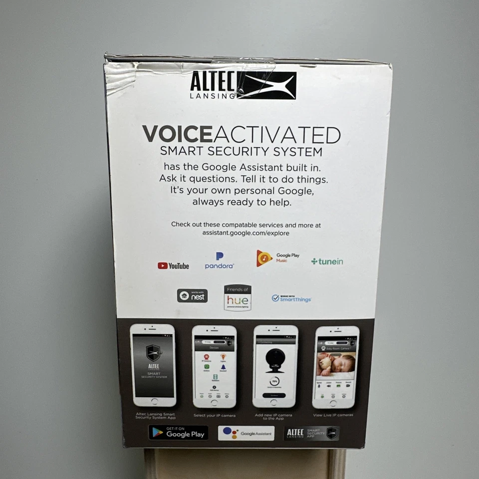 Altec Lansing Voice Activated Smart Security System Panoramic Camera&Speaker - Image 2 of 4