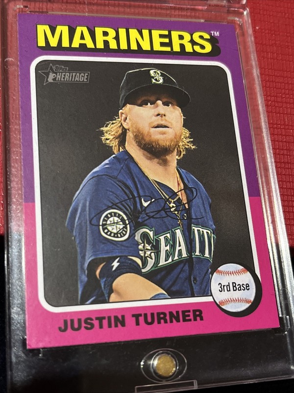 2024 Topps Heritage High Number - Justin Turner #586