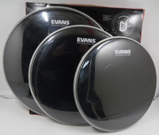 Evans Black Chrome Tom Pack - 13, 14, 16 Batt...