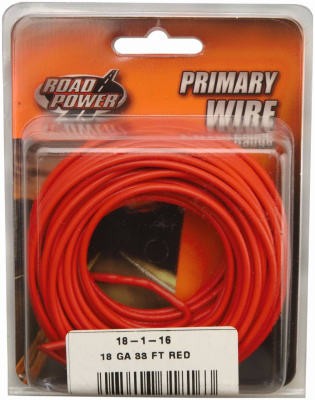 6 Pack Primary Wire, Red, 18-Ga., 33-Ft. 55667433