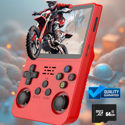 R36S Retro Handheld Game Console 3.5'' IPS Screen Linux Open Source